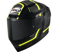 Suomy Track-1 Ninety Seven, casco integral S male Mate Negro/Amarillo Neón