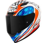 Suomy Track-1 Troy Bayliss Replica 2002 E06 Casco, multicolor, tamaño L para Hombres