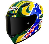 Suomy Track-1 Troy Bayliss Replica 2005 E06 Casco, multicolor, tamaño L para Hombres