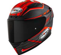Suomy TX-Pro Johnson Replica E06 Casco, negro mate/rojo, Talla XL (61/62)