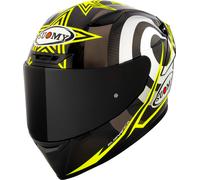 Suomy TX-Pro Neil Hodgson, casco integral XXL female Negro/Gris/Blanco/Amarillo Neón