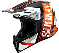 Suomy X-Wing Amped, casco cruzado L male Negro/Naranja/Blanco