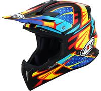 Casco Integral Suomy X-Wing Dual Azul claro-Rojo XS 53-54cm