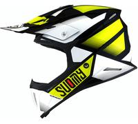 Suomy X-Wing Grip, casco cruzado XS male Negro/Blanco/Amarillo Neón