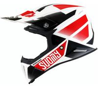 Suomy X-Wing Grip, casco cruzado XS male Blanco/Negro/Rojo