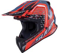Suomy X-Wing Motley, casco de motocross XXL female Negro/Rojo/Gris/Blanco