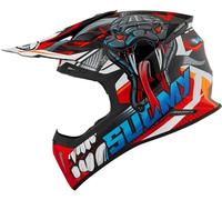 Suomy X-Wing Snake, casco cruzado M male Negro/Gris/Rojo/Azul