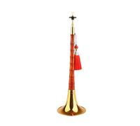Suona De Llave D De Caoba Antigua De Calidad Para Principiantes, Instrumento Musical Étnico Profesional Suona Principiantes Suona Instrumentos (Color : Golden bowl)