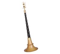 Suona,Instrumento musical de viento popular chino Suona For Beginners Black Rosewood Old-fashioned Suona Instrument Oval Hole Irregular Tune Traditional Folk Suona Suona Instrument(33cm)