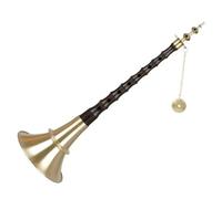 Suona,Instrumento musical de viento popular chino Suona For Beginners Chinese Traditional Folk Suona Ebony Amorphous Suona With Accessories Suona Instrument(31cm)