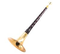Suona,Instrumento musical de viento popular chino Suona For Beginners Indonesian Red Sandalwood Suona Adult Beginner Chinese Traditional Ethnic Suona Musical Instrument Suona Instrument(B Flat)