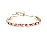 Suonie Delicado 14K Encanto Cristal 1-12 Meses Piedra de Nacimiento Pulsera Regalo Para la Hija Madre Hermana Sobrina Cumpleaños Navidad Joyería Ajustable (Enero)
