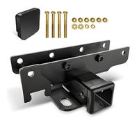 SUORTO Jeep Wrangler JL - Receptor de enganche de remolque de parachoques trasero de 2 pulgadas compatible con 2018 2019 2020 2021 2022 JL JLU 4 puertas y 2 puertas ilimitadas (no incluye modelos JK)