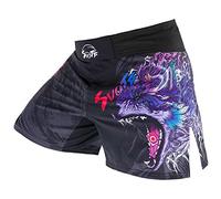 SUOTF - Pantalones cortos MMA para hombres, pantalones cortos de lucha, BJJ, calzoncillos de boxeo para hombres, para grappling, XL