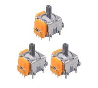 Suoumwa 3 Pack 3D Módulo de Joystick Analógico para Hall Electromagnética Pulgar Controlador Joystick Sensor Accesorios