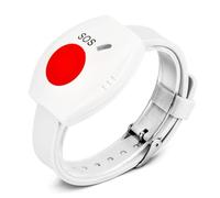 Suoumwa BotóN de PáNico 315Mhz SOS BotóN de Emergencia Reloj de Alarma para Ancianos Pulsera para Personas Mayores GSM de Alarma de Seguridad para el Hogar