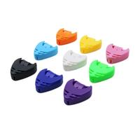 Suoumwa Caja para Púas de Instrumentos Musicales, Pinza para Púas de Colores para Guitarra, Pinza para Púas con Forma de Corazón, Pinza para Púas Adhesiva, Caja para Púas