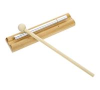Suoumwa Campanas de Mano 1 Fonema Instrumento de PercusióN Juguete Musical Campana de Viento de Madera Herramientas para Profesores de MúSica Campana de Mano