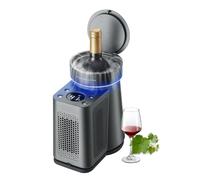 Suoumwa Enfriador de Vino Eléctrico, 34°F-68°F Control de Temperatura Enfriador Portátil de una Sola Botella para Vino Tinto/, Champán Enchufe de la UE