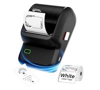 Suoumwa Etiquetadora, Etiquetadora Bluetooth Compatible con Teléfonos Móviles y Computadoras, Etiquetadora Portátil Sin Tinta para Direcciones A