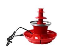 Suoumwa Máquina Fuente de Chocolate de Mini Nostalgia Desmontable Fondue de Chocolate para Derretir Fondue de Chocolate Fundido Enchufe UE