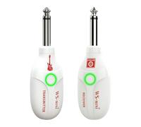 Suoumwa Mini Transceptor Inalámbrico de 2,4 G para Guitarra, Pedal de Efectos, Auriculares Inalámbricos, Mini Amplificador Bluetooth, Adaptador de Pedal