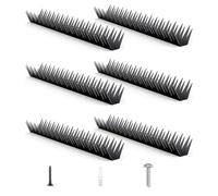 Suoumwa Pinchos de Metal para Vallas Antiescaladas para Exteriores, Vallas de Jardín, Púas de Pared para Disuasión de Intrusos y Ladrones