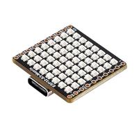 Suoumwa Placa de Microdesarrollo ESP32-S3 Hat 8x8 LED Matrix Wi-Fi+Bluetooth Placa de Desarrollo de Bajo Consumo de Energía