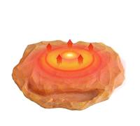 Suoumwa Térmica para Reptiles con Comedero Térmica para Dragones Barbudos Ajuste de Temperatura Térmica Enchufe Europeo