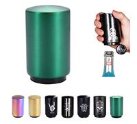 SUOXU Abrebotellas,abridor de botellas de cerveza de empuje hacia abajo automático de acero inoxidable abridor de botellas de soda de coque de cerveza. Regalos de accesorios de cocina para hombres