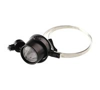 SUOYATE Lupa LED de 15 aumentos con banda para la cabeza, joyeros, relojeros, 145 x 85 x 50 mm, lupa de ojo duradera con diadema de lupa de ojo ligera