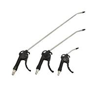 SUOYATE Pistola de Presión, 3 Pistolas de Aire Comprimido, Codo de Acero Inoxidable de 60 mm para Soplador de Compresor