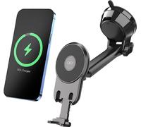 Sup Coche MagSafe + Pie Parabrisas Reciclado Negro