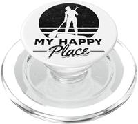 Sup Girl My Happy Place I Deportes acuáticos Stand Up Paddleboard PopSockets PopGrip para MagSafe
