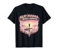 Sup Mamá Rides The Waves Camiseta