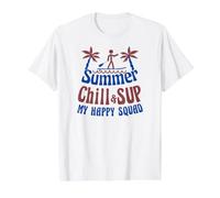 Sup-Paddle Stand Up Paddling Board Paddleboarding Supboard Camiseta gráfica económica, Hombre, Blanco, M