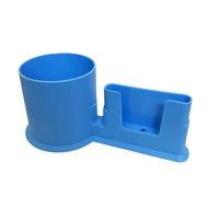 SUP Soporte para bebidas y teléfono para kayak, accesorios para tabla de remo, soporte de taza de PVC con cordón, manos libres para botella de agua y teléfono, fácil instalación, 6.9 x 3.3 x 3.3