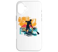 SUP Stand Up Paddle board remo esqueleto supboard SUP Carcasa para iPhone 16 Plus