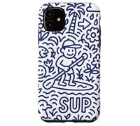 Sup Stand Up Paddle Surfing Paddling Board Doodle Supboard Carcasa para iPhone 11