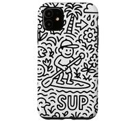 Sup Stand Up Paddle Surfing Paddling Board Doodle Supboard Carcasa para iPhone 11