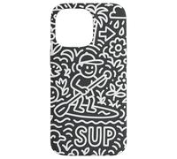 Sup Stand Up Paddle Surfing Paddling Board Doodle Supboard Carcasa para iPhone 14 Pro MAX