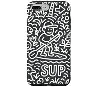 Sup Stand Up Paddle Surfing Paddling Board Doodle Supboard Carcasa para iPhone 7 Plus/8 Plus
