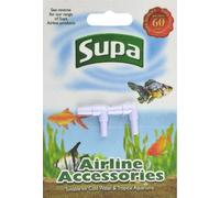 Supa Codos de aerolíneas cardados, 2 Piezas. Evita Que se retuerza en el Tubo de la aerolínea en Caso de necesitar Doblar tu aerolínea Alrededor de una Esquina.