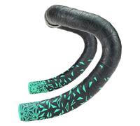 SUPACAZ Cinta Manillar Super Sticky Kush STARFADE, Celeste/Negro