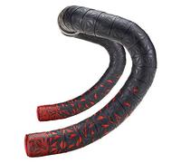SUPACAZ Cinta manillar SUPER STICKY KUSH STARFADE, rojo/negro