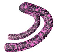 Supacaz Super Sticky Kush - Splat - Neon Pink + Pink Star Plugz