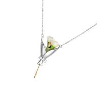 Supatmul Collar Ramo | Colgante De Estético - Collares de Flores de Cobre para Mujer,Regalos para Esposa y Amante Adolescente Marido Hija Abuela Novia San Valentín Día de la Madre Boda