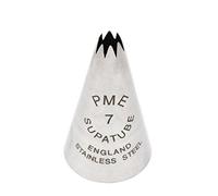 Supatubo de Estrella Grande de Acero Inoxidable sin Soldaduras PME nº 7