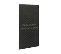 SUPAWAY 1 Pieza Placa de fibra de carbono 100x200x1mm Tejido mate por ambos lados Placa de fibra de carbono 100% 3K tejida Placa compuesta GFK para modelos DIY reparaciones estructuras mecanizadas CNC