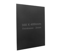 SUPAWAY 1 Pieza Placa de fibra de carbono 300x400x2mm Tejido mate por ambos lados Placa de fibra de carbono 100% 3K tejida Placa compuesta GFK para modelos DIY reparaciones estructuras mecanizadas CNC